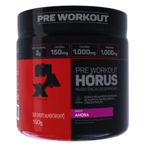 Pré-Treino Hórus em Pó 150g Amora